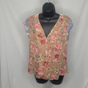 Womens Floral Blouse/Tunic